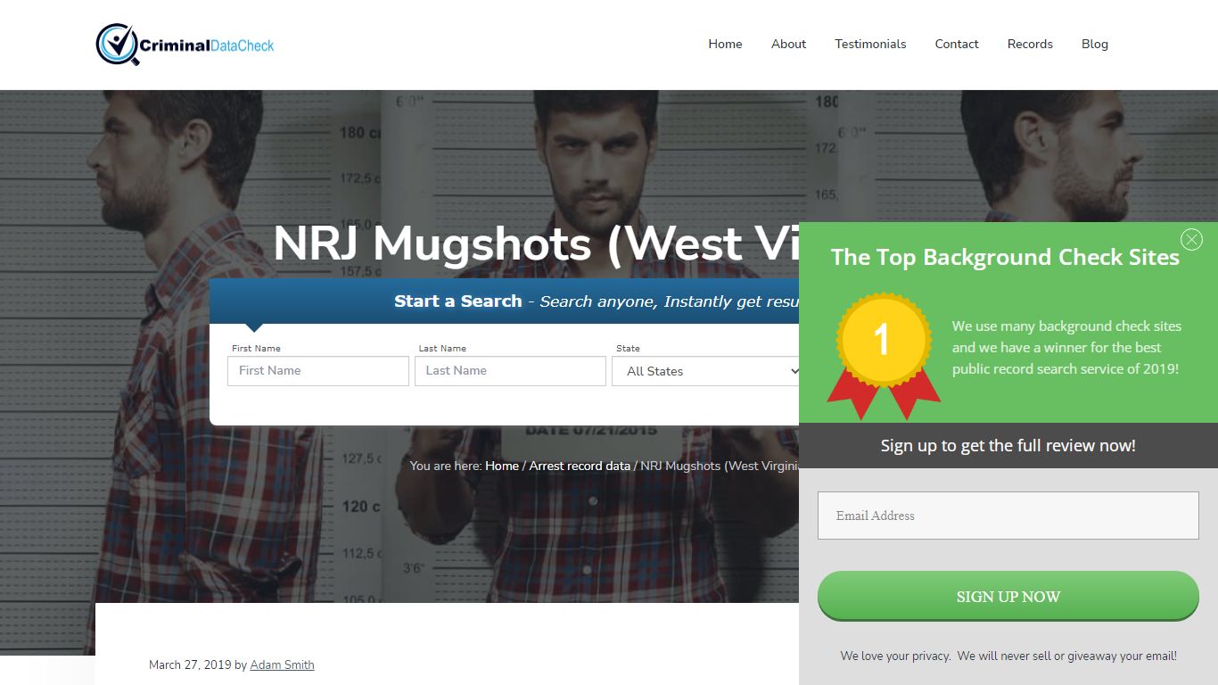 NRJ Mugshots (West Virginia) - Criminal Data Check - Find ...